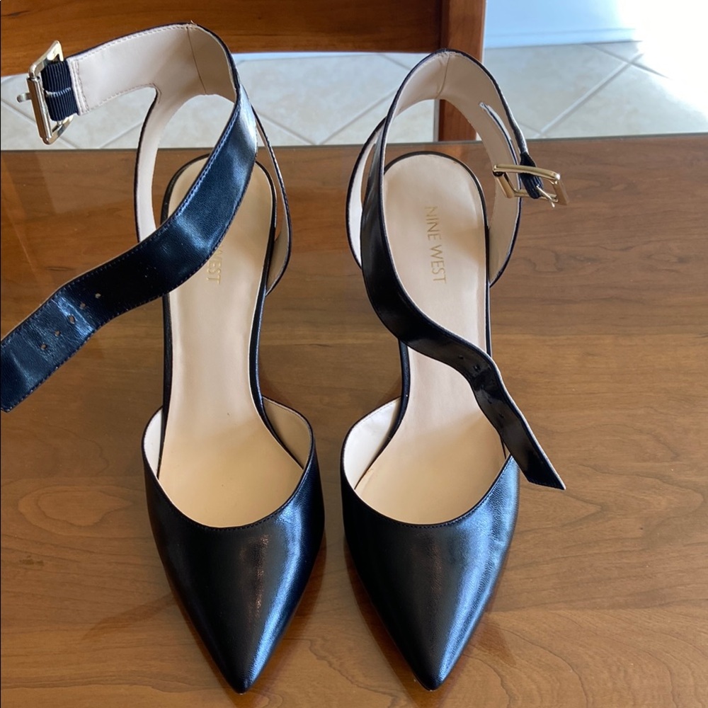 Nine West Black Women's Heels.  supple leather is very comfortable.